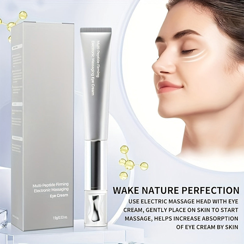 1-Pack Peptide FirmingEye Cream - Hydrating Primer With Glycerin And Plant-Derived Squalane, Alcohol-Free, Hypoallergenic, Suitable ForAll Skin Types, Natural Finish, Smooth Complexion, Eye CareProduct