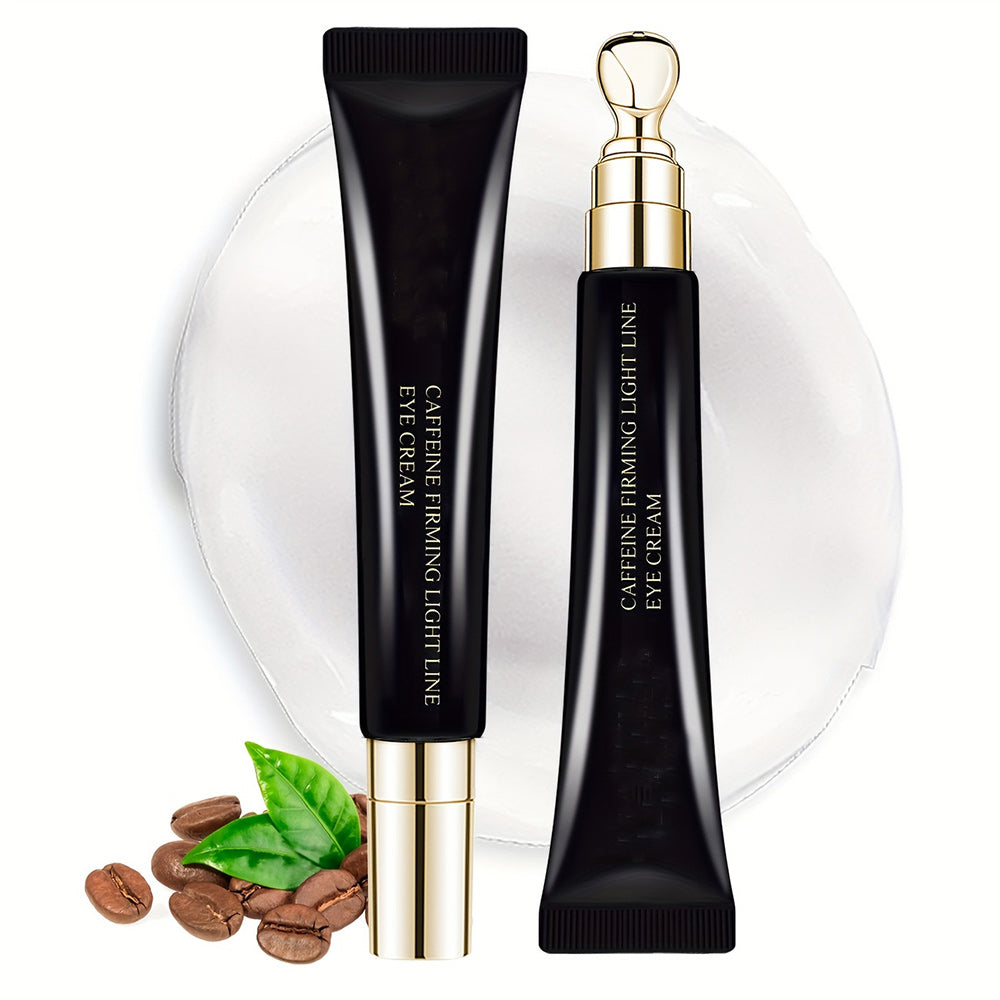 Caffeine Eye Cream, LookReduced Minimize Wrinkles, Eye Care Travel Essential, CreateA More Even-looking Skin Tone, Suitable For All Skin Types,0.71 Fl Oz, Fragrance Free, Great For Weddings, Birthdays