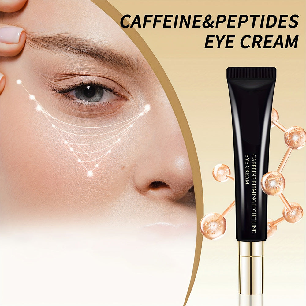 Caffeine Eye Cream, LookReduced Minimize Wrinkles, Eye Care Travel Essential, CreateA More Even-looking Skin Tone, Suitable For All Skin Types,0.71 Fl Oz, Fragrance Free, Great For Weddings, Birthdays