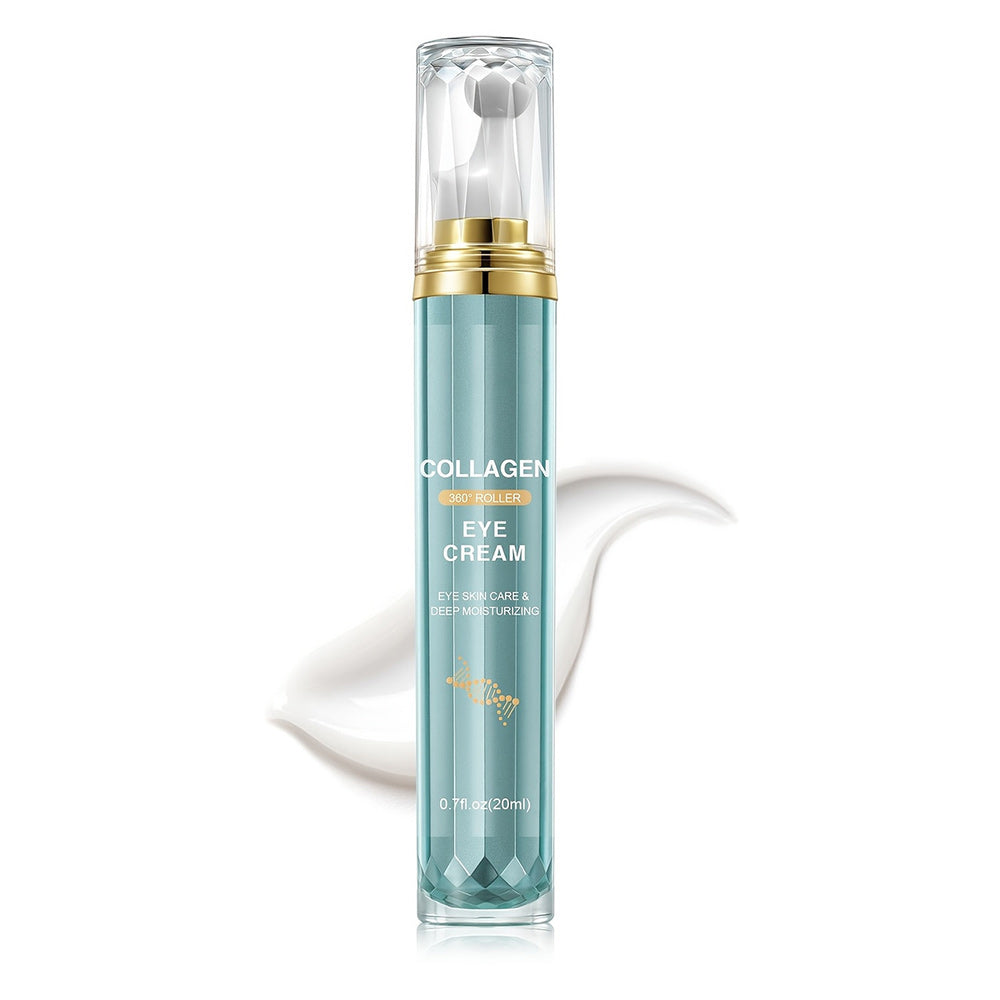 0.68oz RollerbalCollagen Eye Cream -Alcohol-Free, Long-Lasting Hydration& Deep Protection, Mild Non-lrritating Formula for All Light