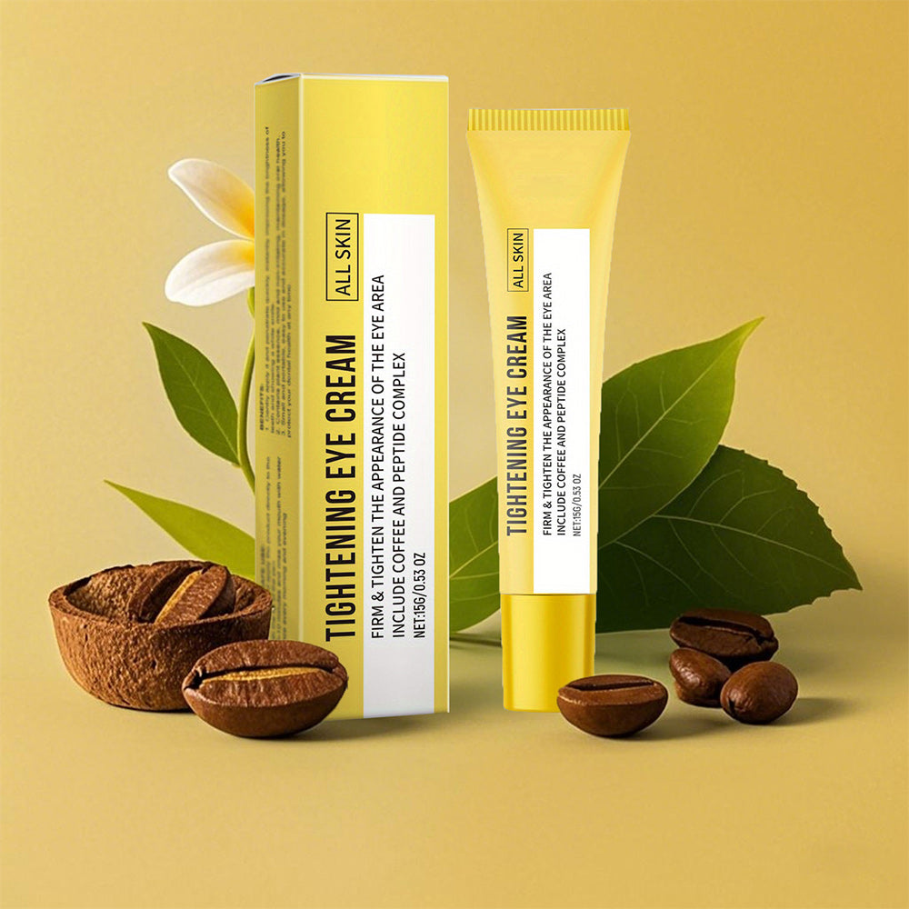 15g Vitamin E FirmingEye Cream with Honeysuckle Extract Provides ComprehensiveEye Care -Brightening, Tightening Light Beige Care - MakeYour Eyes Look More Beautiful. A must-have gift for 7 Valentine's Day and Mother's Day/Light Beige care products