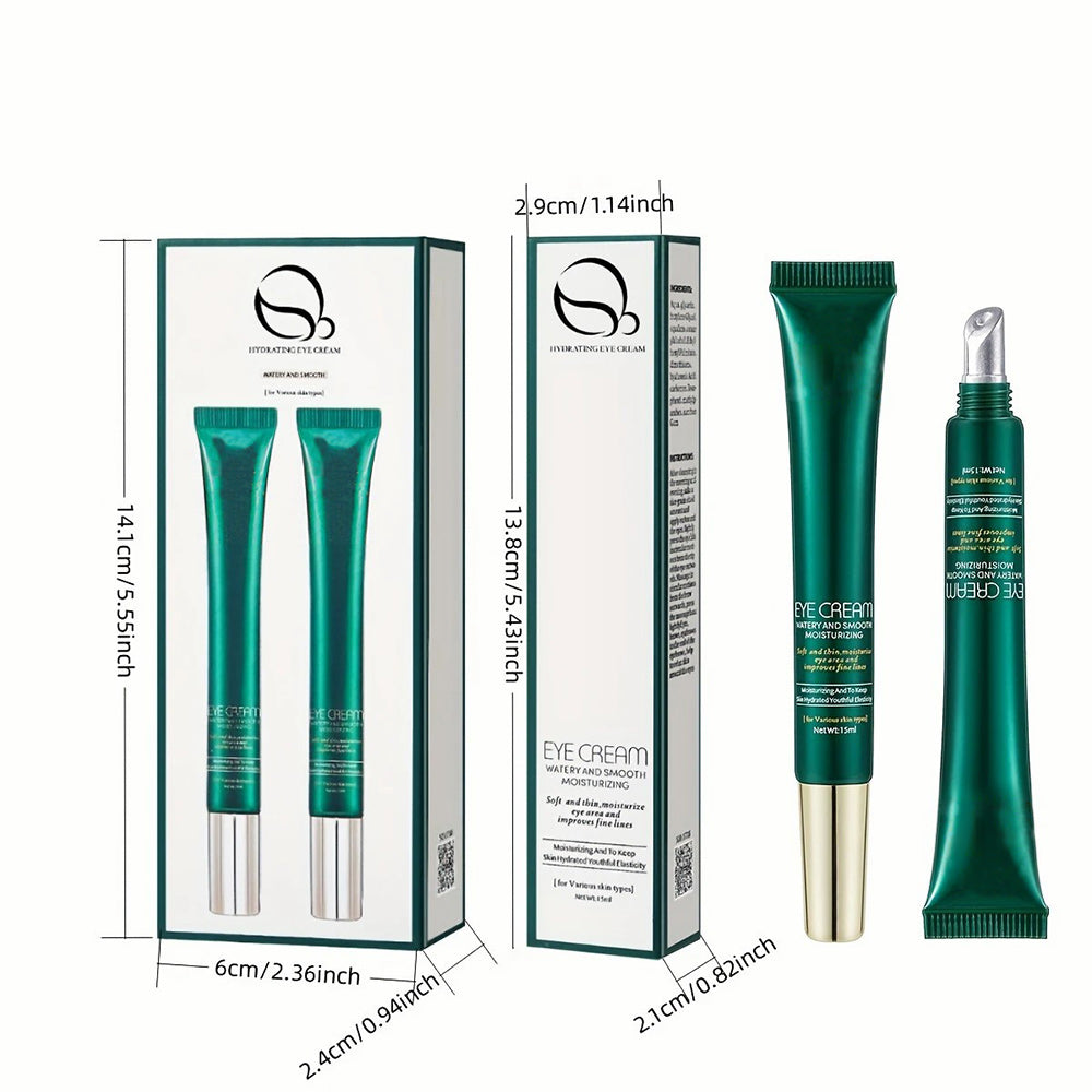 1/2 Bottle, MoisturizingAnd Firming Eye Cream, Deep Moisturizing And NourishingEye Skin, Firming Eye Essence, Containing Plant Squalane